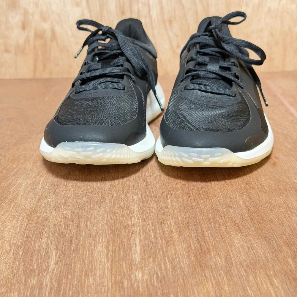 Lululemon strongfeel‎ train Womens 8.5 Workout Shoes Black sneaker lace up gym